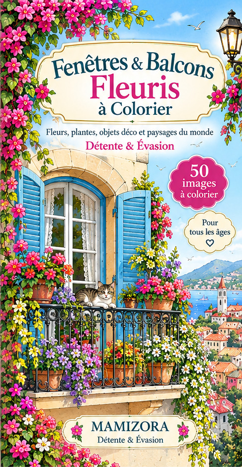 Couverture de L’Art des Fenêtres & Balcons Fleuris