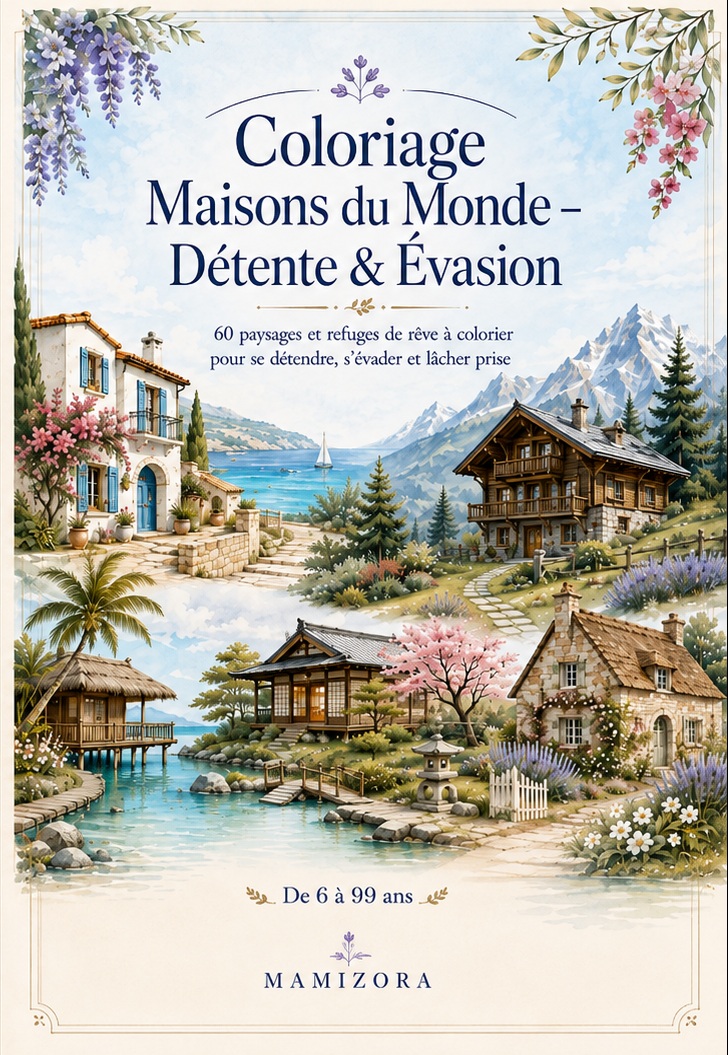 Couverture de Coloriage Maisons du Monde