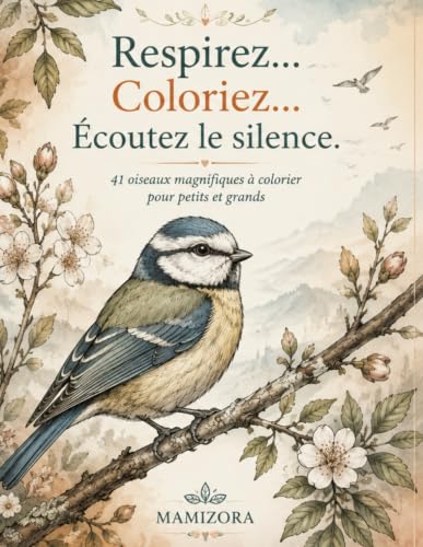 Couverture de Respirez… Coloriez… Écoutez le silence.