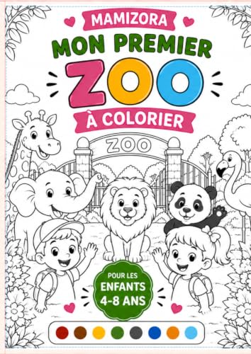 Couverture de Mon Premier Zoo à Colorier